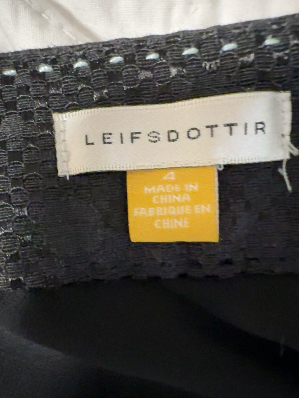Anthropologie Black Skirt with Teal & Pink Bird Motif - Picture 3 of 5